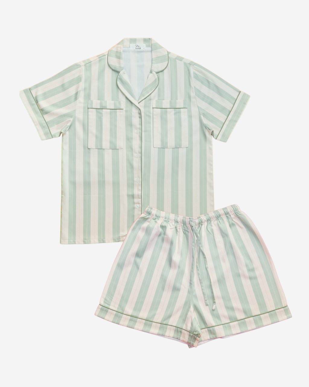 Matcha_Stripes_Shorts_Set_Image