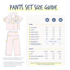 SliptoSleep Pants Set Size Guide
