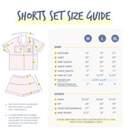 SliptoSleep Shorts Set Size Guide