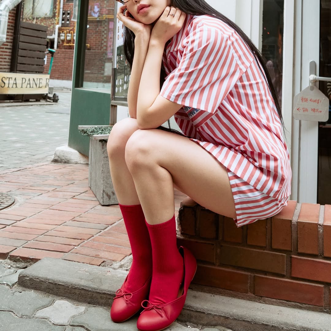 Super Power Braless Short-Sleeve Peach Skin Cotton Shorts Set – Soft & Stylish for Lounge or Daywear-image2